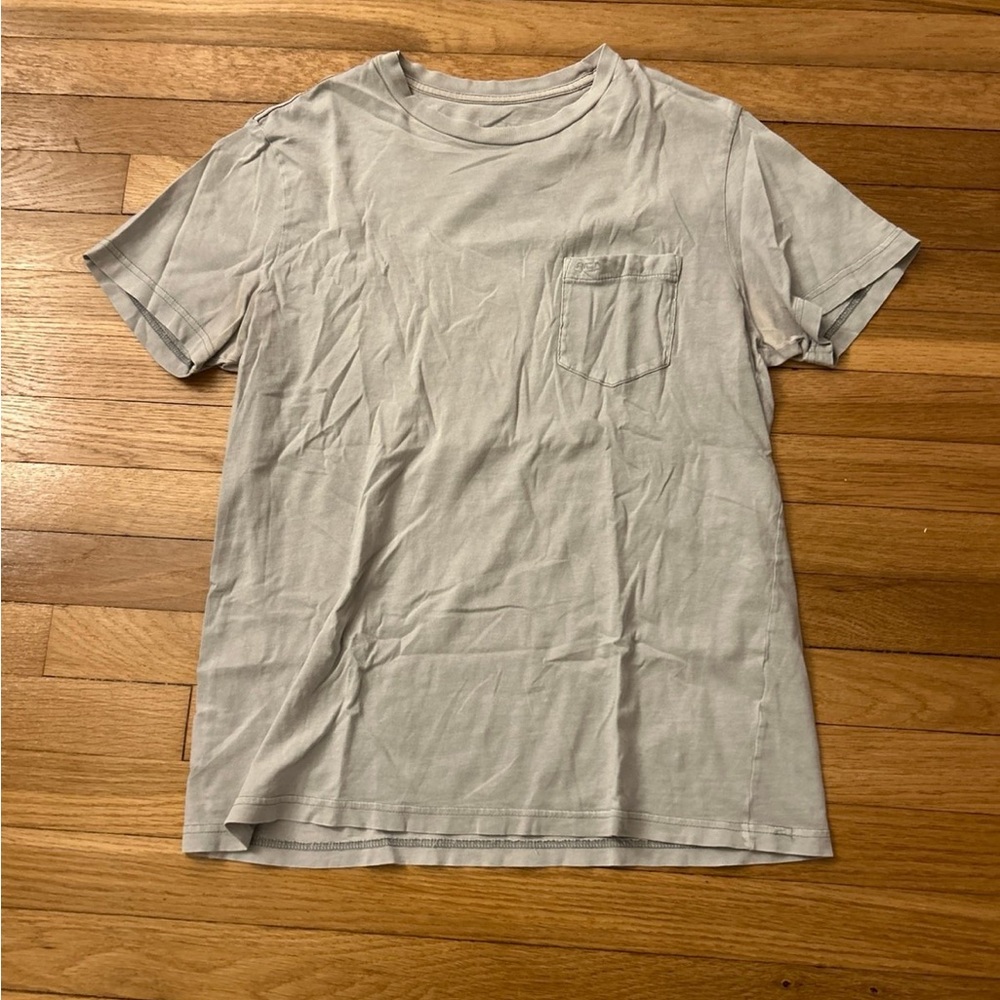 RVCA Mens Light grey/blue T-Shirt